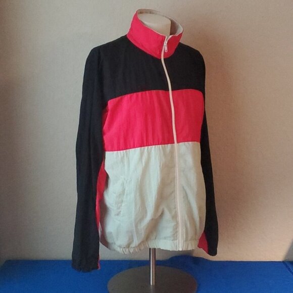 VTG Cheetah Mervyns Nylon Windbreaker Jacket SZ M - Picture 9 of 14